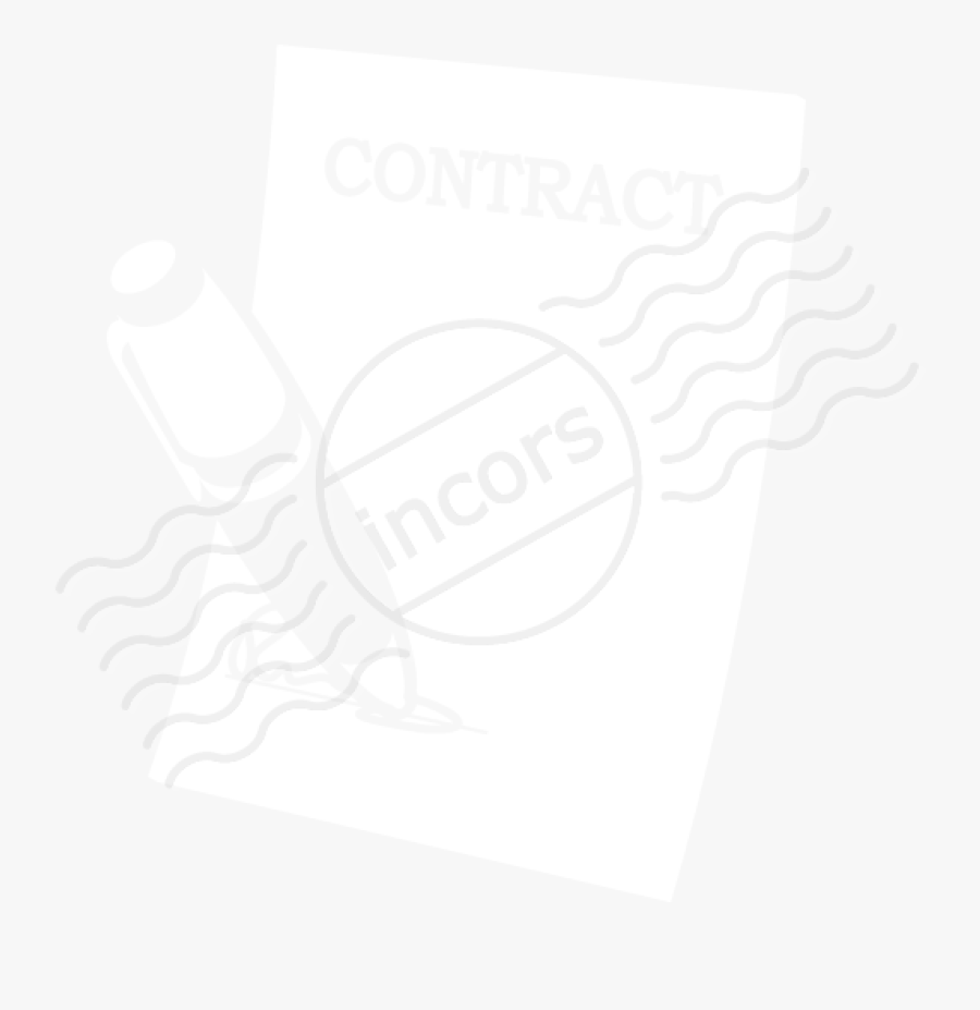 Contract Clipart Animated - Contract Clipart Black And White, Transparent Clipart
