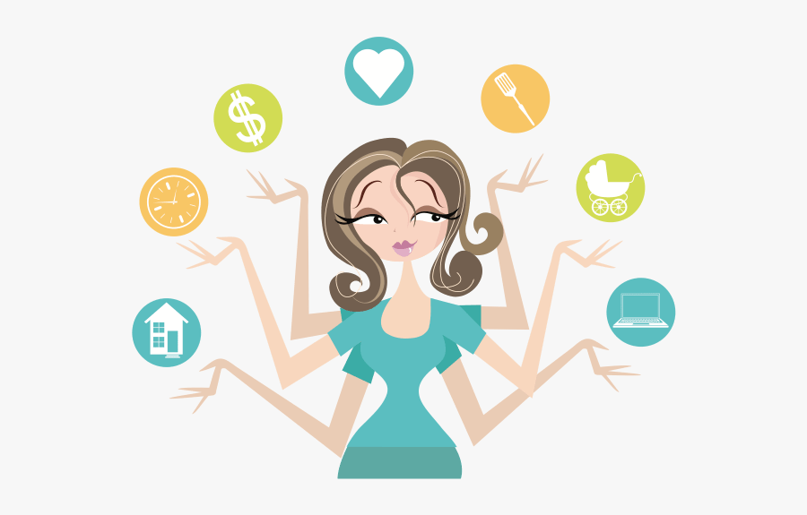 Fear Clipart Worried Mom - Womens Work Life Balance, Transparent Clipart