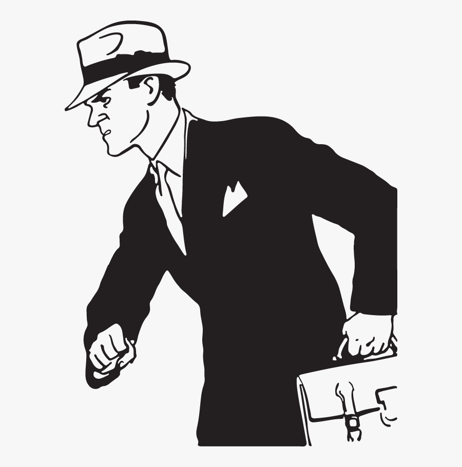 Angry Man Black And White Png, Transparent Clipart