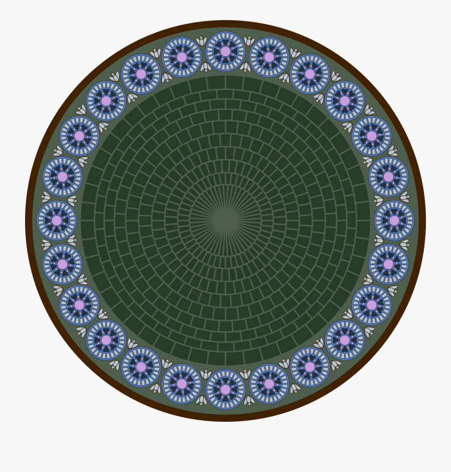 Fancy Mucha Circle - Circle, Transparent Clipart