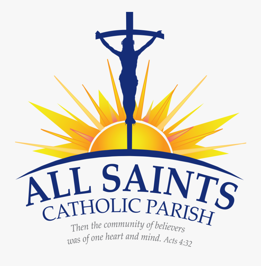 All Saints Catholic Parish - All Saints Catholic Church Logo, Transparent Clipart