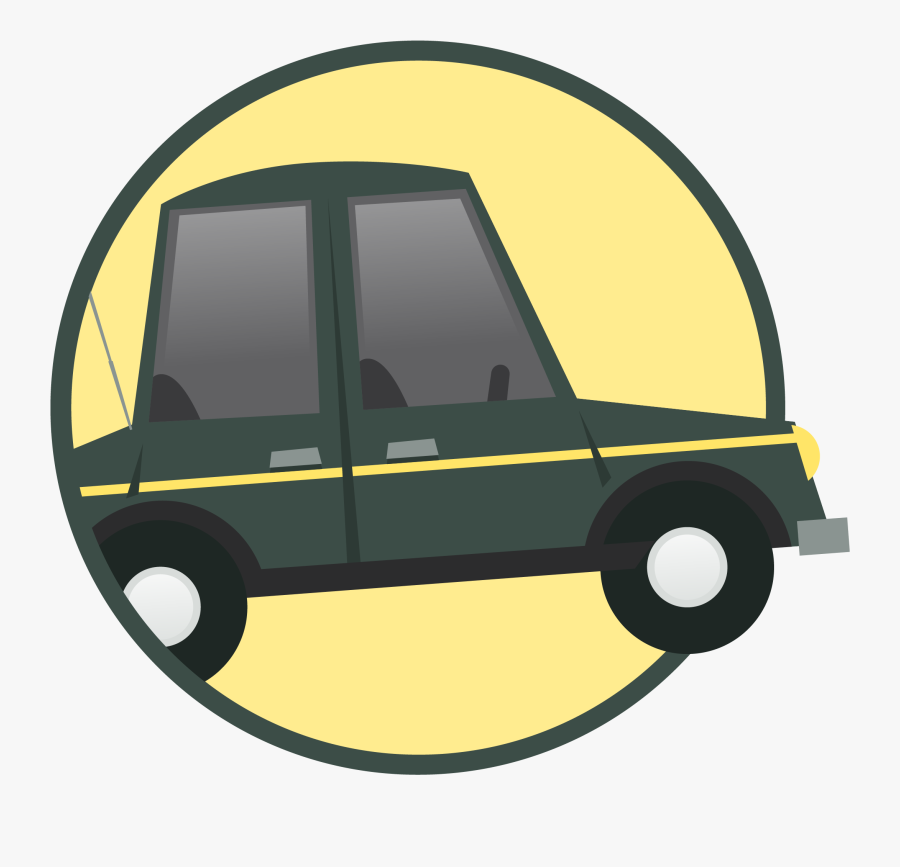 City Car, Transparent Clipart