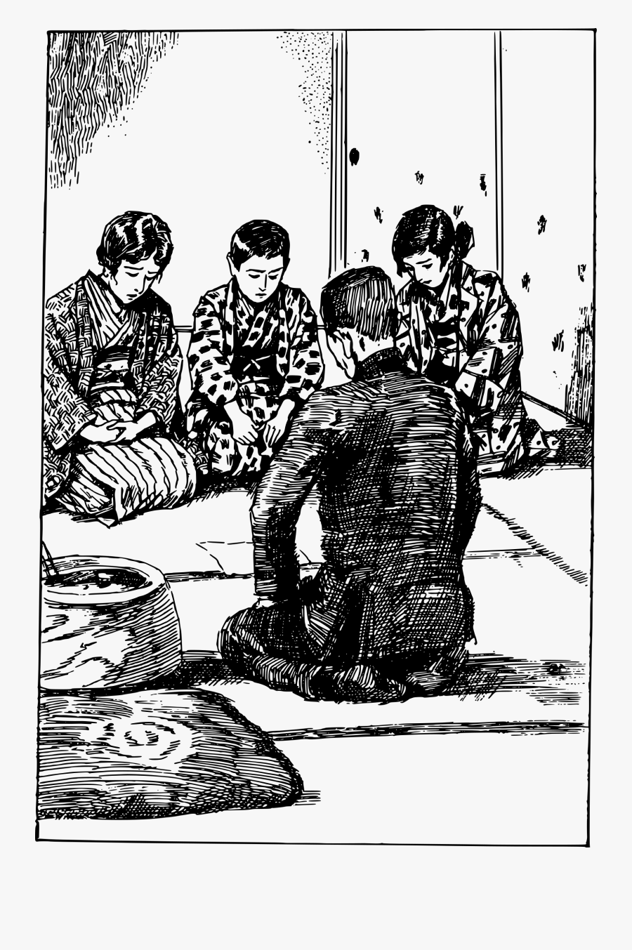 Sad Family Clipart - Clip Art, Transparent Clipart