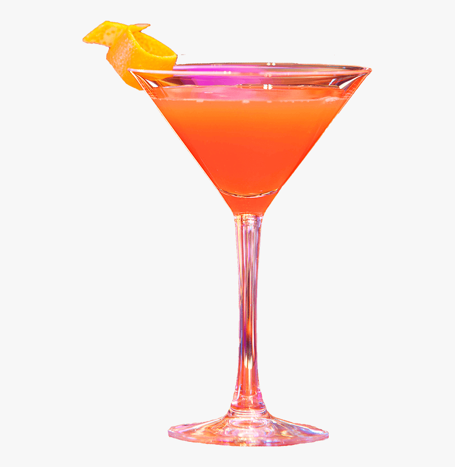 Transparent Cocktail Glass Png - Pink Cocktail Glass Png, Transparent Clipart