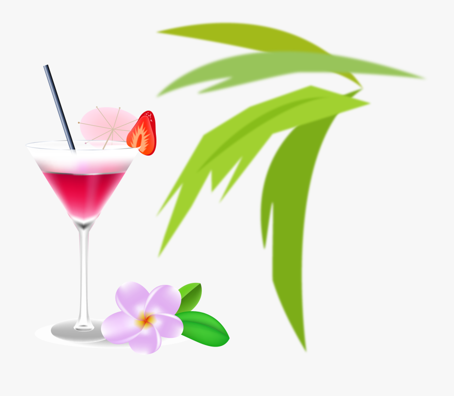 Transparent Pink Cocktail Clipart, Transparent Clipart
