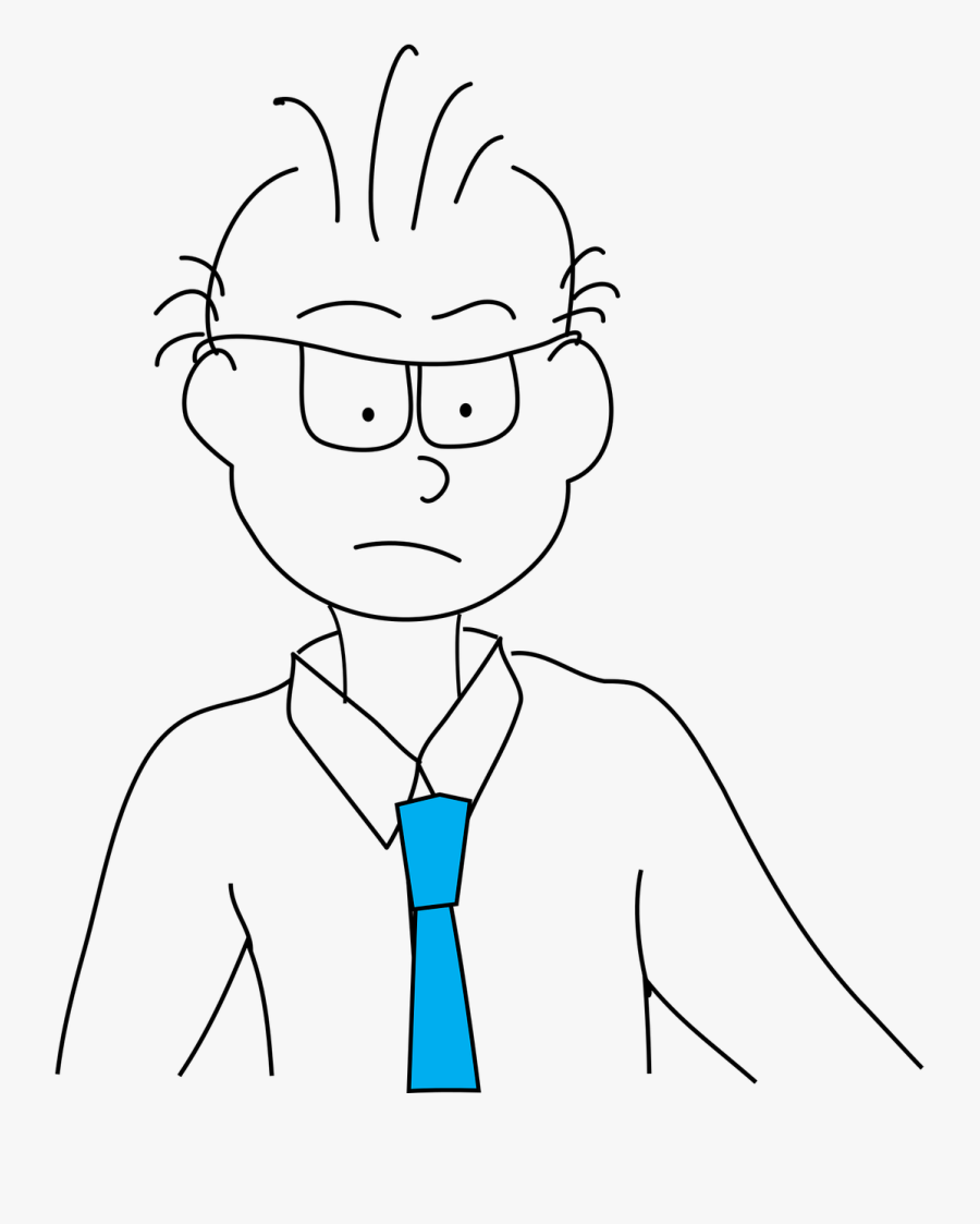 Sinirli Adam Çizim Kolay, Transparent Clipart