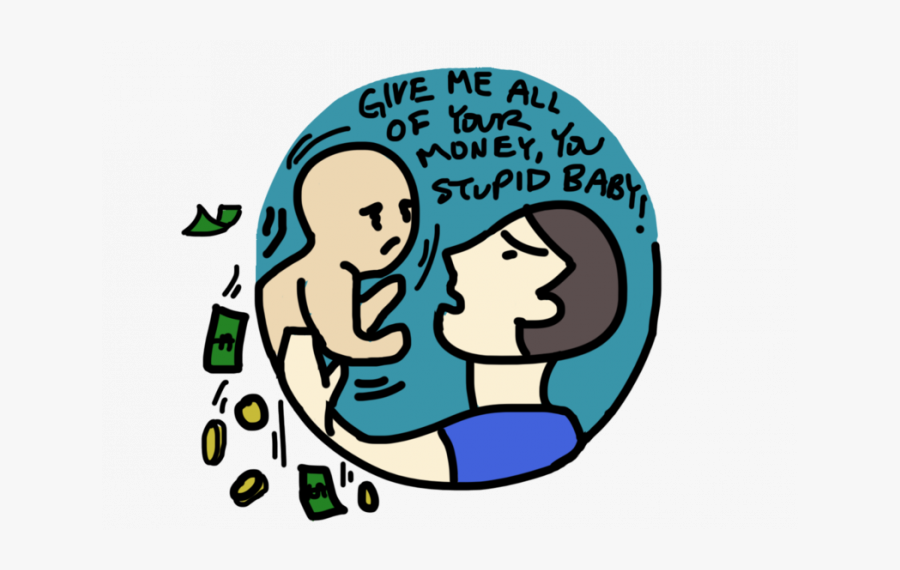 Cartoon Needy Child, Transparent Clipart