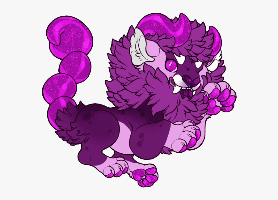 Grape Manticore From Deadlylittlekitten - Cartoon, Transparent Clipart