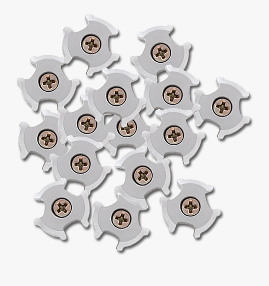 Simms Aluminum Star Cleats, Transparent Clipart