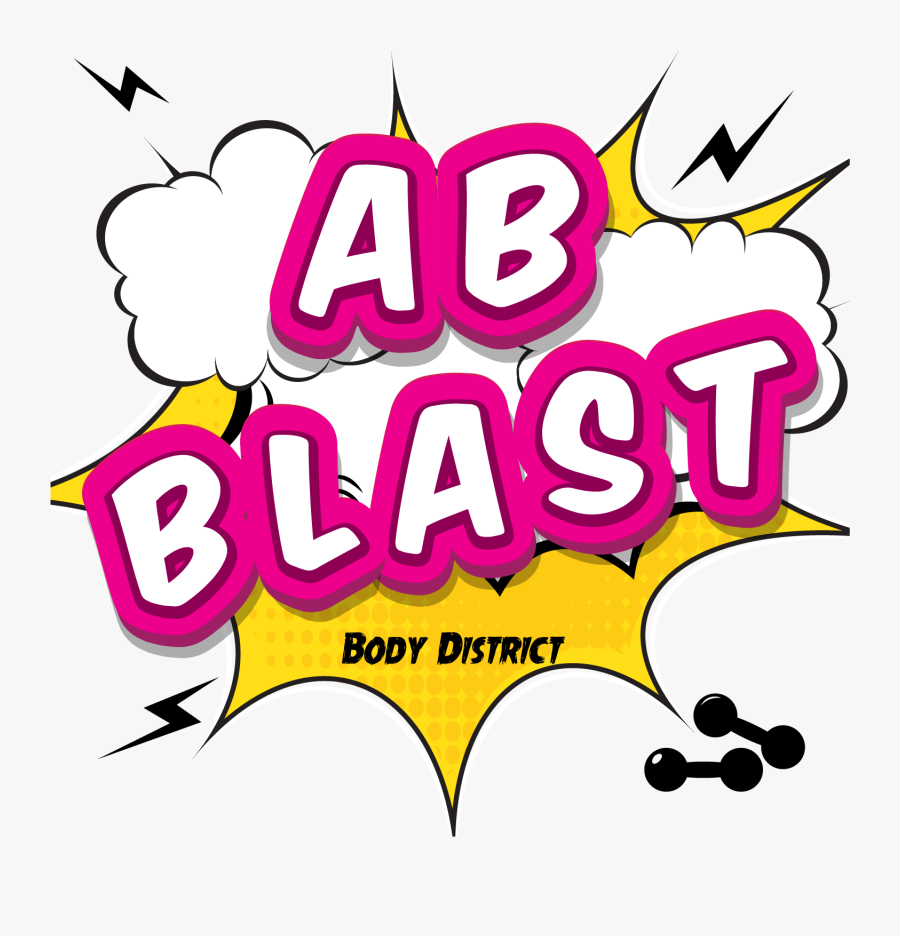 Ab Blast At Body District - Illustration, Transparent Clipart