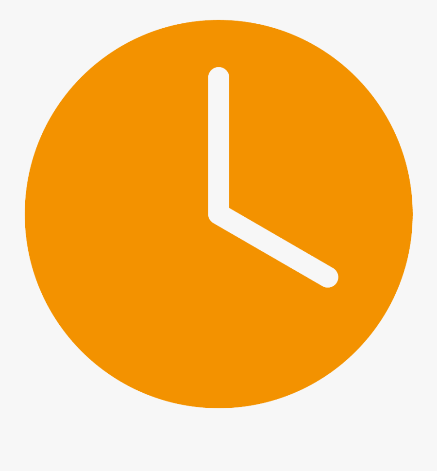 Orange Clock Png Icons , Free Transparent Clipart ClipartKey