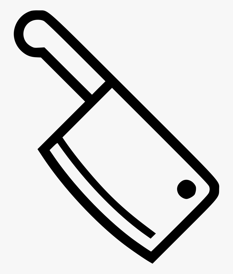 Meat Cleaver - Cleaver, Transparent Clipart