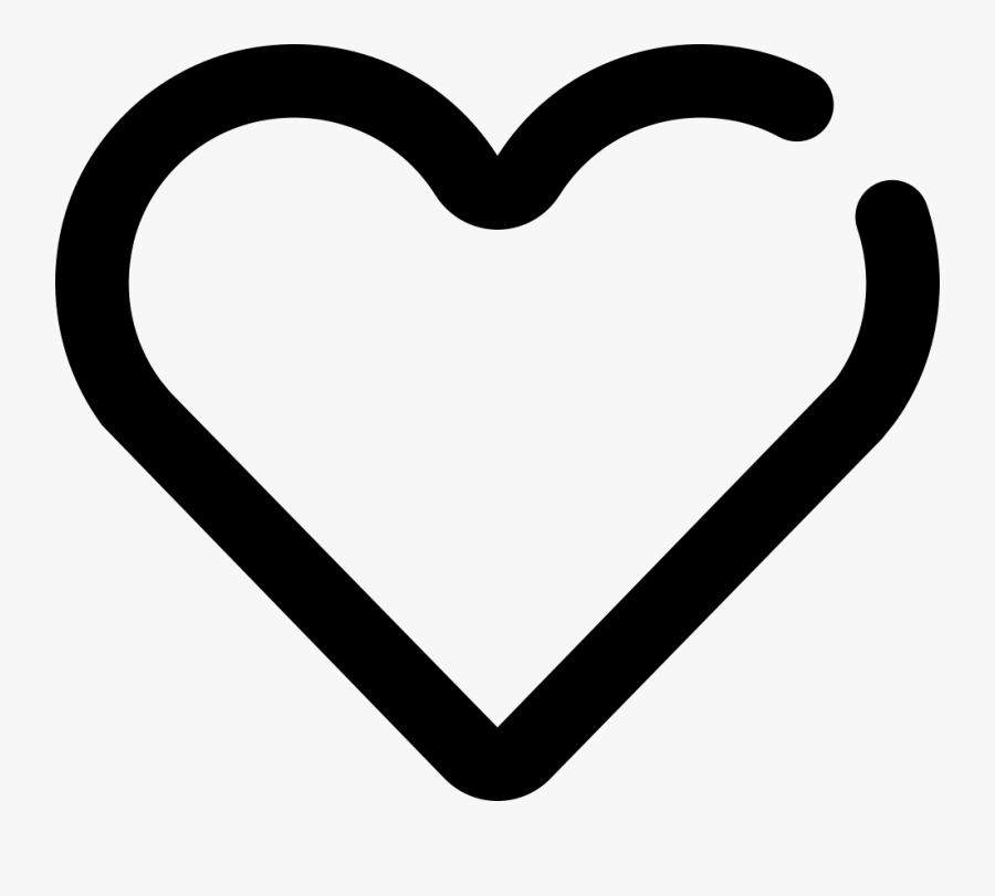 Clip Art Heart Symbols Font - Heart, Transparent Clipart
