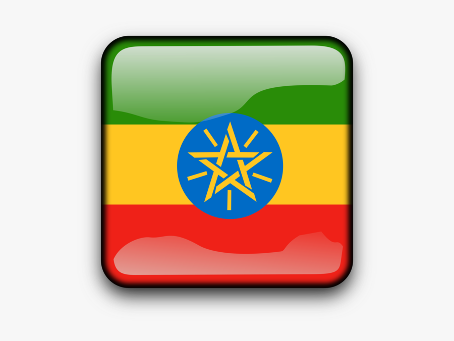 Ethiopia Flag, Transparent Clipart