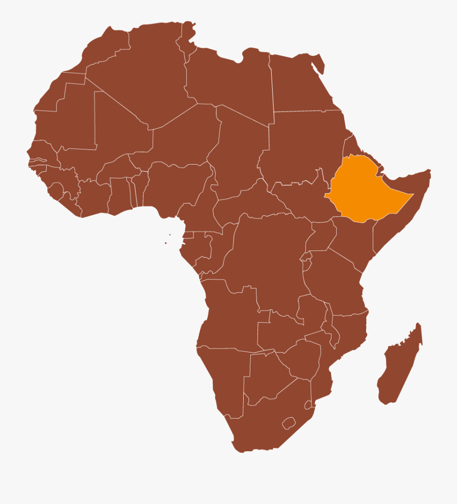 Map Of Kenya On Africa, Transparent Clipart
