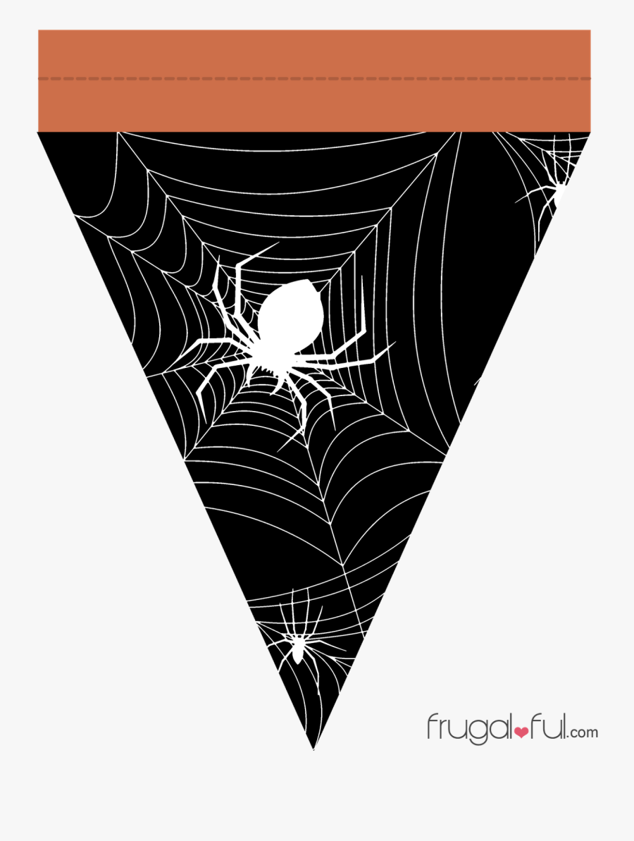 Transparent Halloween Garland Png - Halloween Triangle Banner Printable, Transparent Clipart