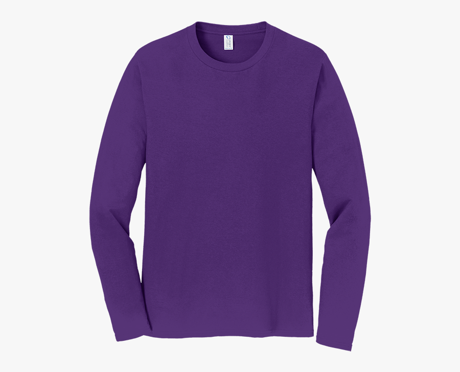 Team-purple - Long-sleeved T-shirt, Transparent Clipart