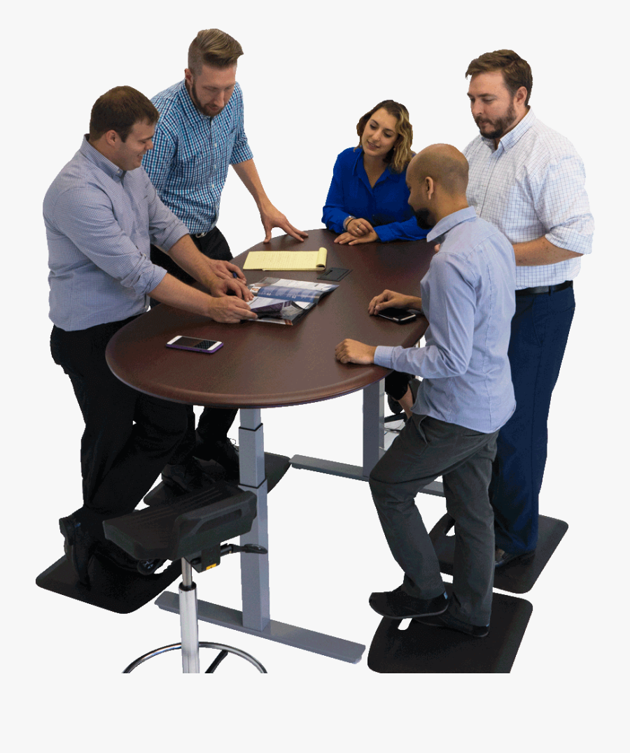 Hd Synapse Group Room - Conference Room Table, Transparent Clipart