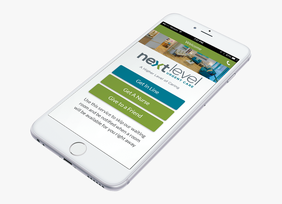 The Next Level App Was A Critical Tool In A Better - Next Level Urgent Care App, Transparent Clipart