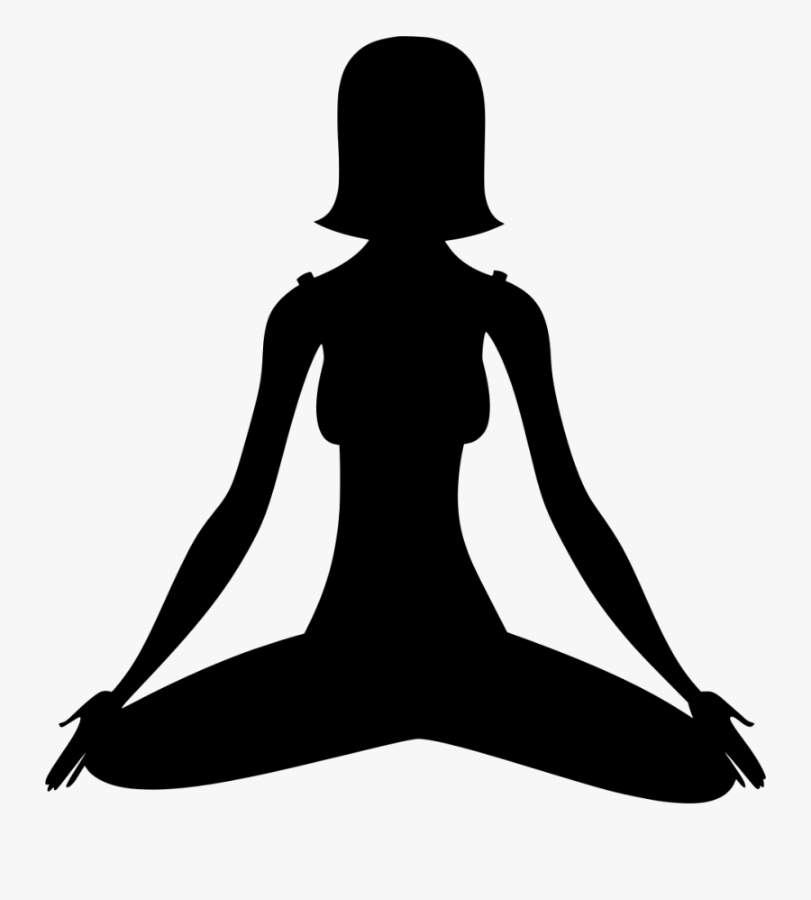 Lotus Pose Vector, Transparent Clipart