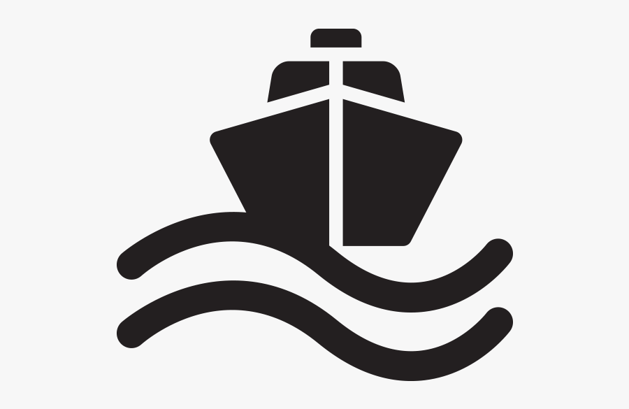 Waterway Symbol, Transparent Clipart