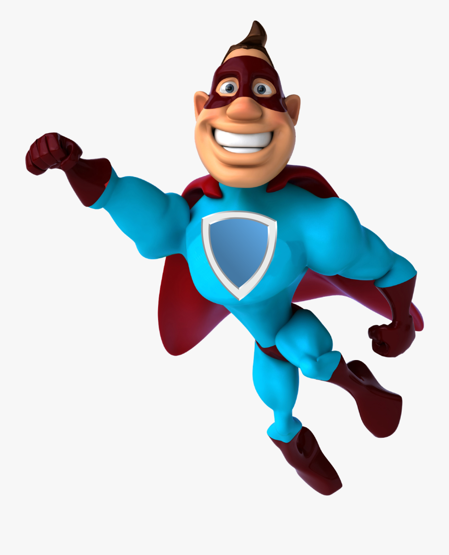 Flu Shot Super Hero , Transparent Cartoons - Time Saver Super Hero, Transparent Clipart