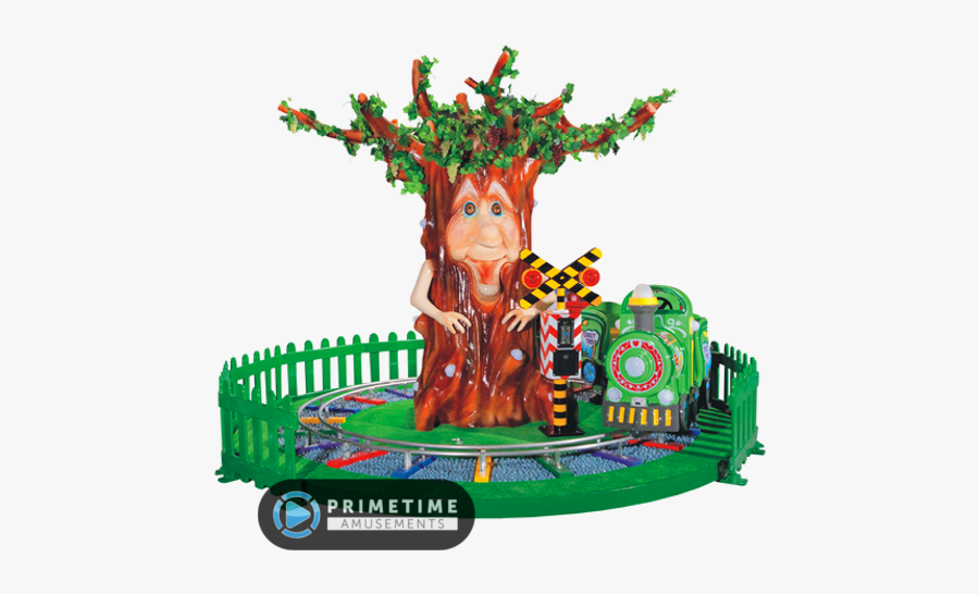 Enchanted Forest Train Ride For Kids By Barron Games - Amusement Park, Transparent Clipart