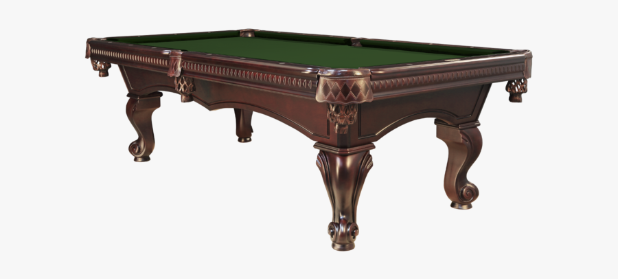 Mahogany Pool Table, Transparent Clipart