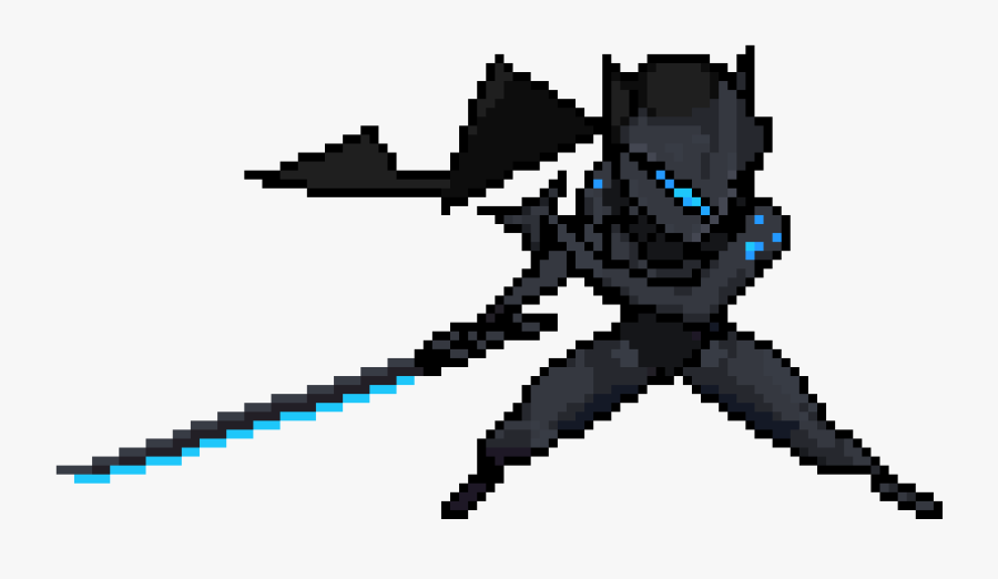 Today"s Stats - Pixel Art Overwatch Genji, Transparent Clipart