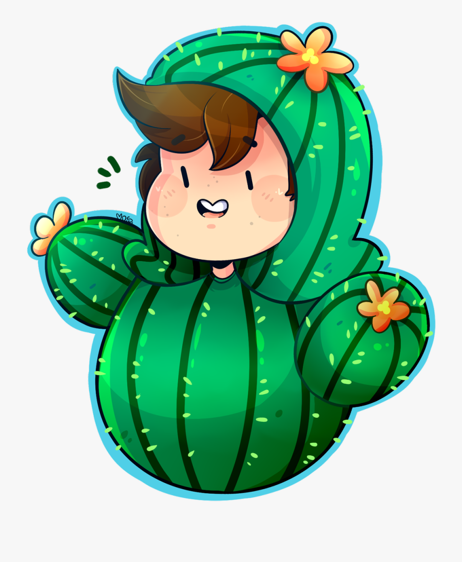 Cactus Boi, Transparent Clipart