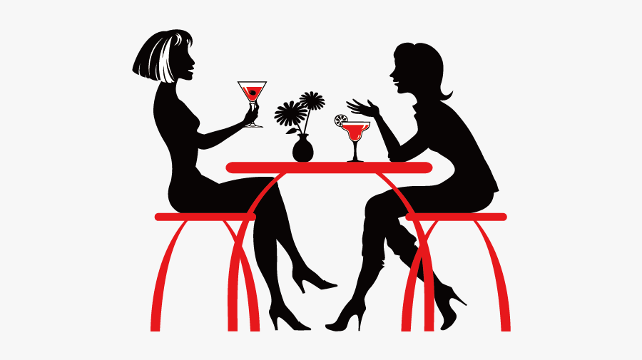 Cafe Silhouette At Getdrawings - People Drinking Coffee Silhouette, Transparent Clipart