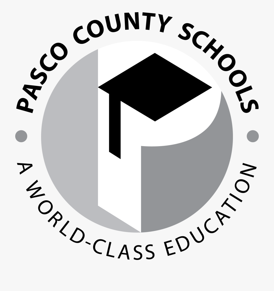 Pcs Emblem Logo Grayscale Png - Pasco County School District, Transparent Clipart