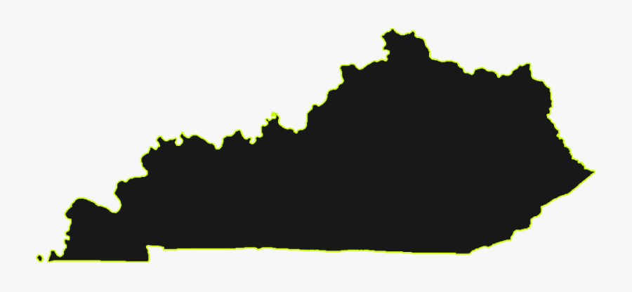 Kentucky State Outline - Kentucky Electoral Map 2016, Transparent Clipart