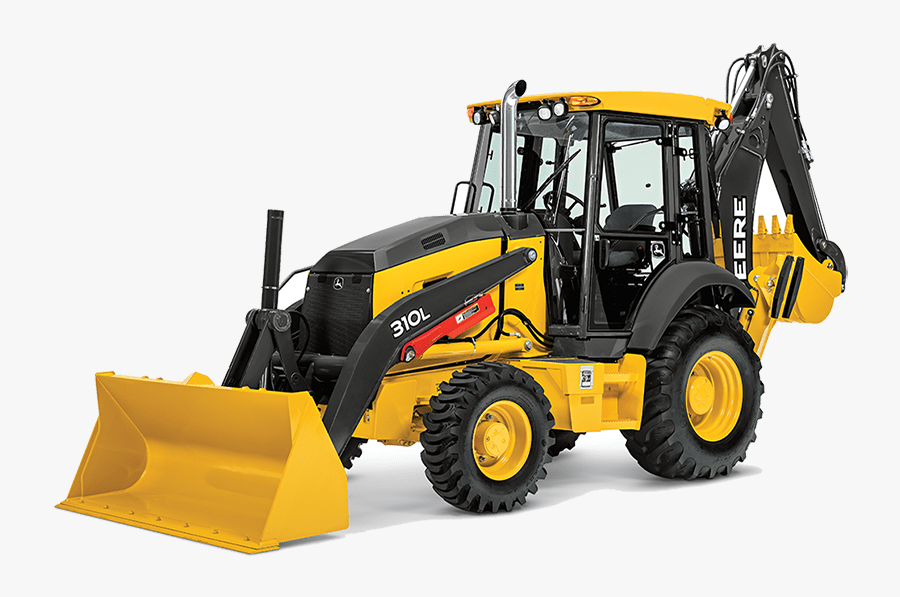 John Deere 310l Backhoe, Transparent Clipart