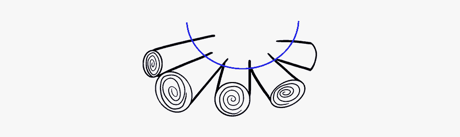 How To Draw Fire - Draw Sticks On Fire, Transparent Clipart