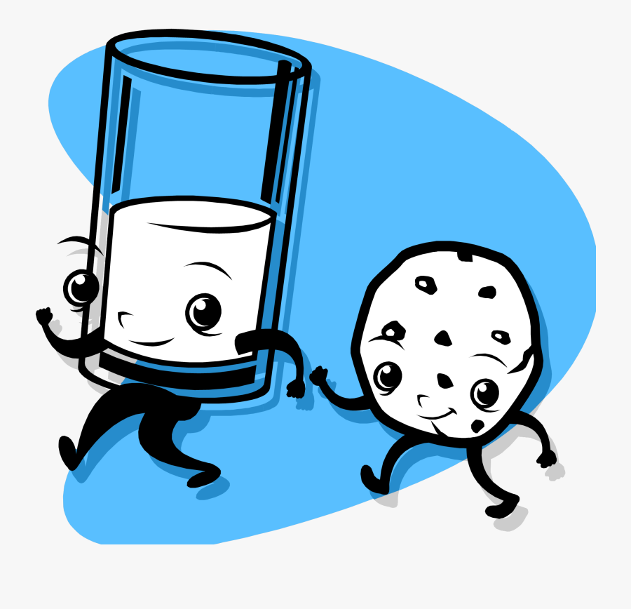 Milk And Cookies, Transparent Clipart