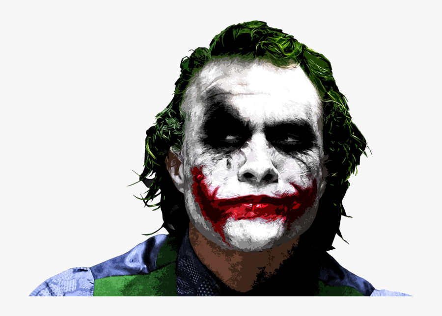 Heath Ledger Joker Face - Joker Heath Ledger Png, Transparent Clipart