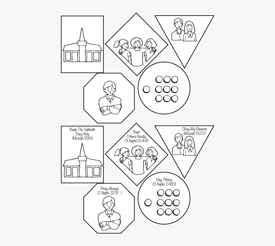 Commandment Road Signs, Transparent Clipart