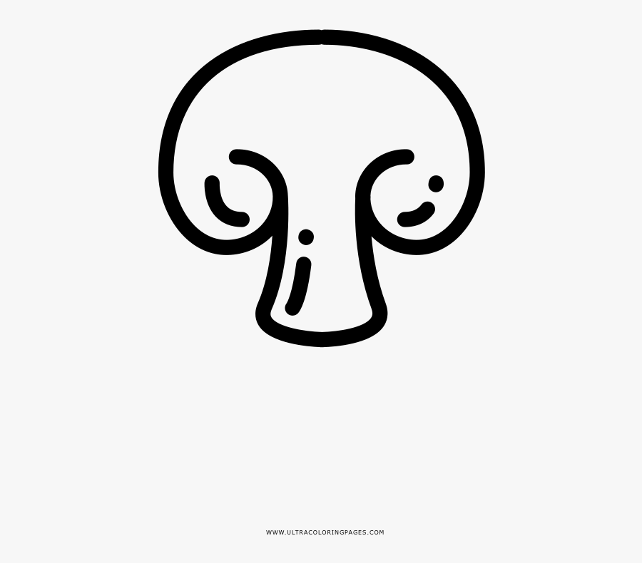 Mushroom Coloring Page , Transparent Cartoons, Transparent Clipart