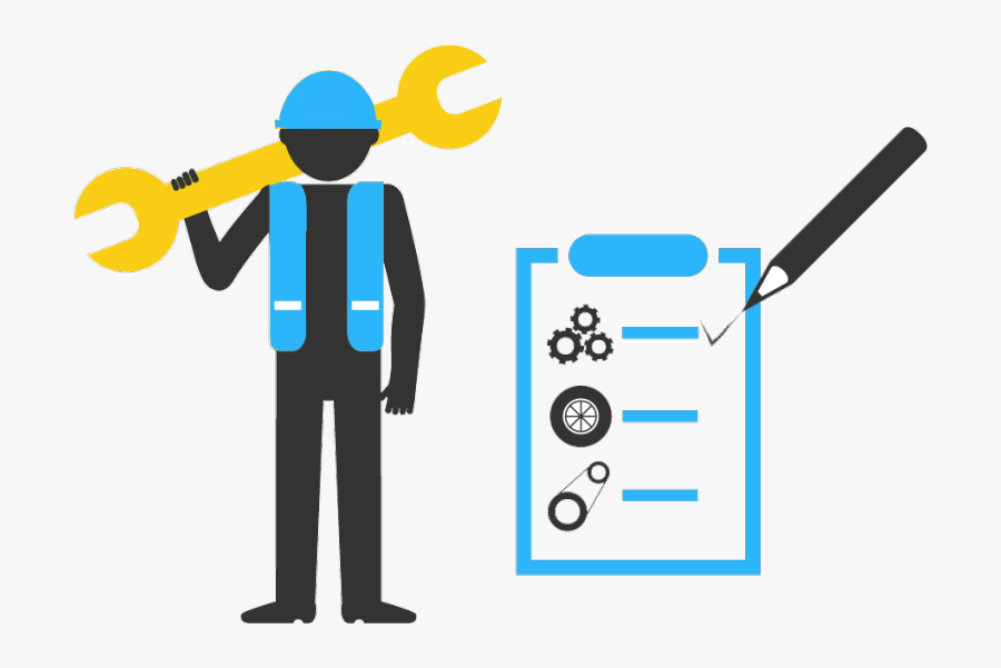 Mechanic On Duty Logo, Transparent Clipart