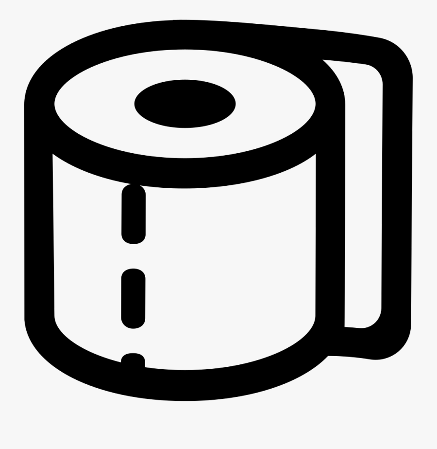 Clipart Bathroom Svg - Icono De Papel De Baño, Transparent Clipart