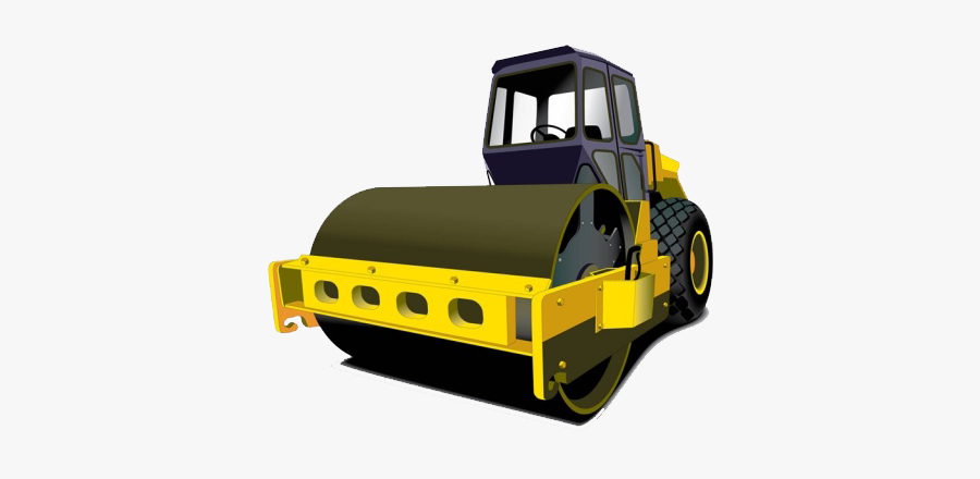 Clipart Road Road System - Construction Trucks And Names, Transparent Clipart