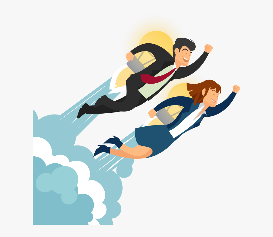 Hr Analytics Big Data - Fly In The Sky Cartoon, Transparent Clipart