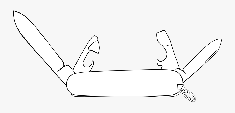 Swiss Army Knife Svg Clip Arts - Swiss Army Knife Vector Png, Transparent Clipart