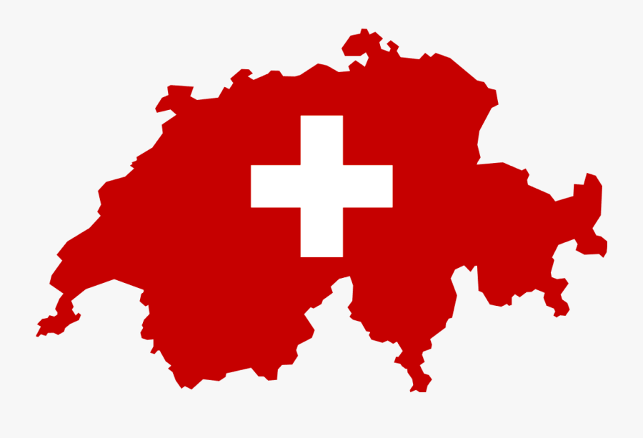 Swiss Flag In Country, Transparent Clipart