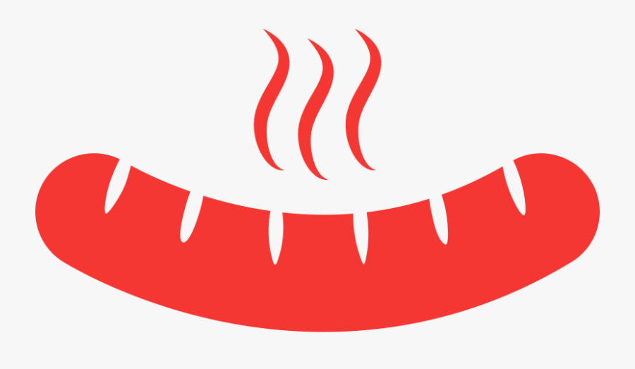 Cooked Sausage - Smoked Sausage Icon, Transparent Clipart