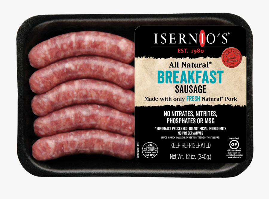 Pork Breakfast Sausage Link, Transparent Clipart
