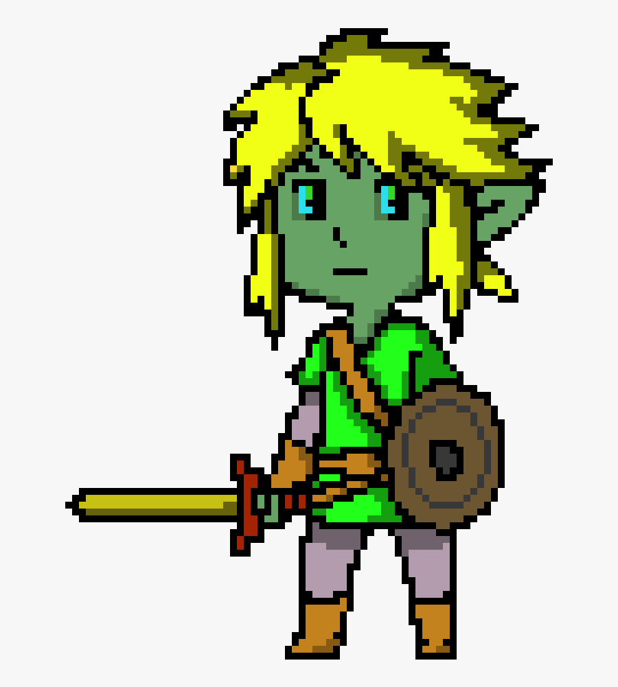 Pixel Art Link Breath Of The Wild Clipart , Png Download - Link Breath Of The Wild Pixel Art, Transparent Clipart
