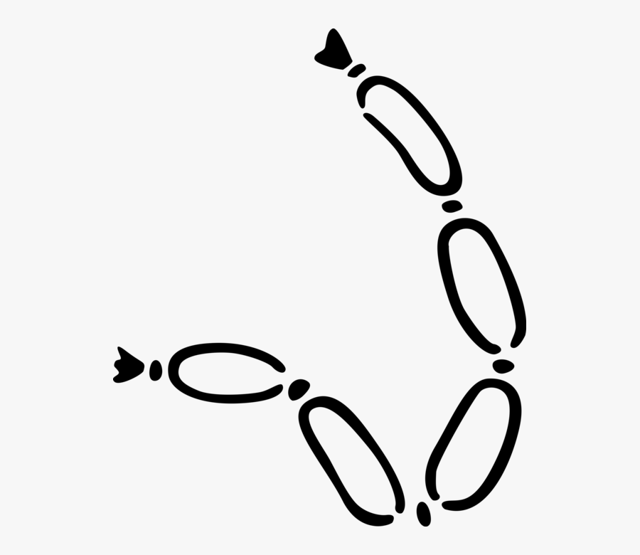Vector Illustration Of Link Sausage Made From Ground Sausage Link