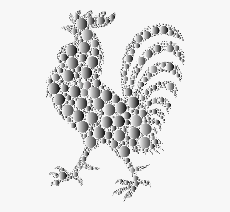 Rooster Clipart Abstract - Rooster, Transparent Clipart